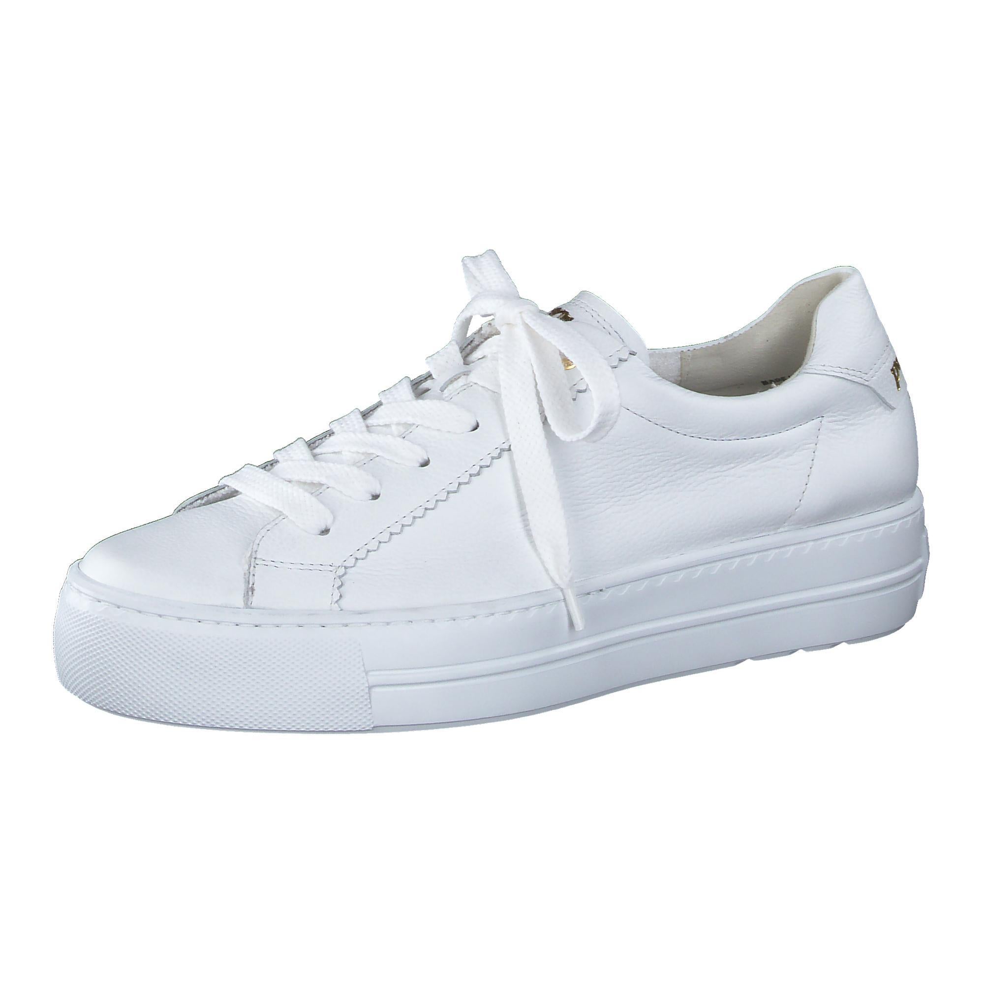 Paul Green White Leather Trainer – Lusana Shoe Boutique