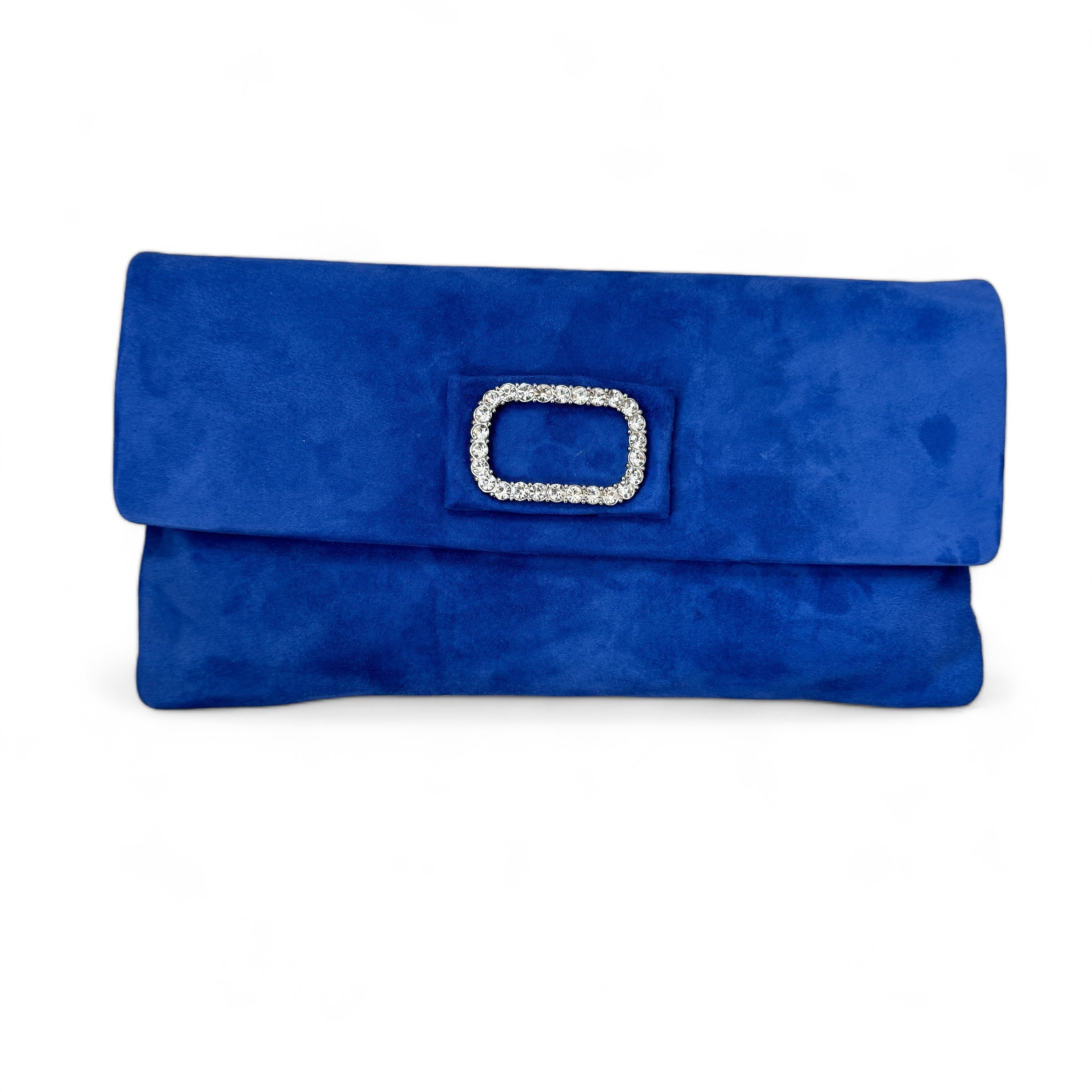 Blue clutch purse sale