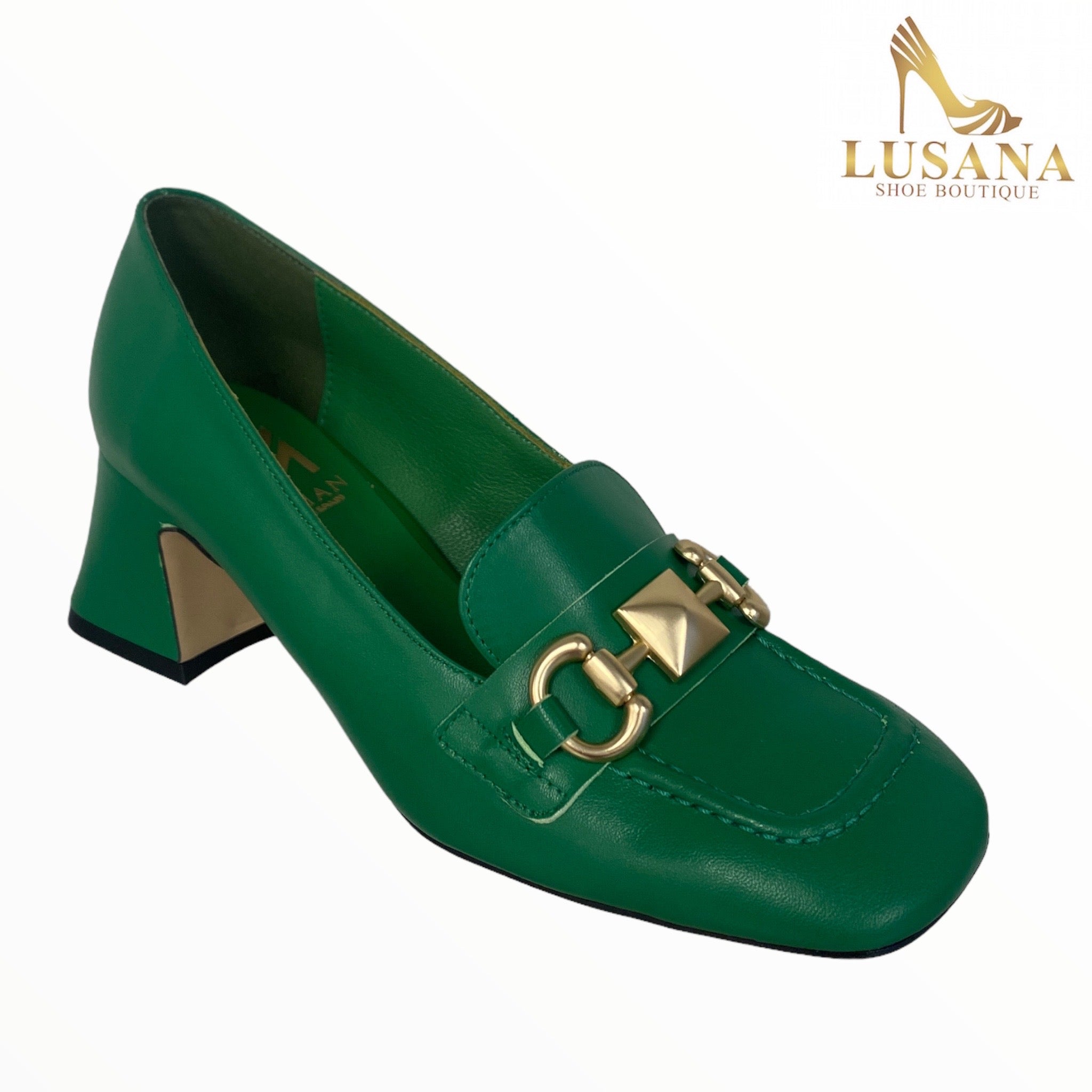 Dark green ladies on sale shoes