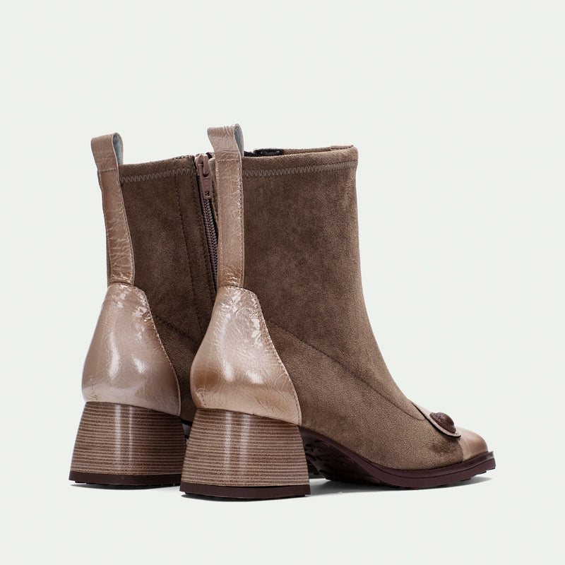 Hispanitas Marsella Taupe Ankle Boot