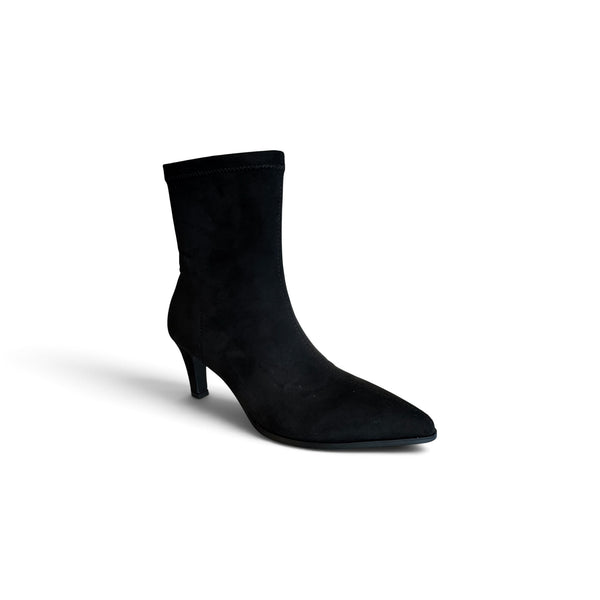 LODI Onora Black Suede Ankle Boot