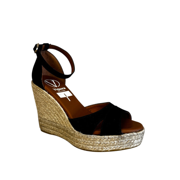 Viguera Navy Espadrille Sandal