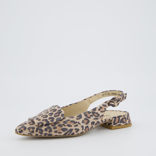 Paul Green Leopard Print Slingback