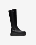 NeroGiardini Black Knee High Platform Boot