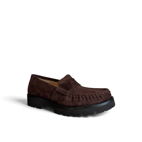 UNISA Fijo Brown Suede Loafer