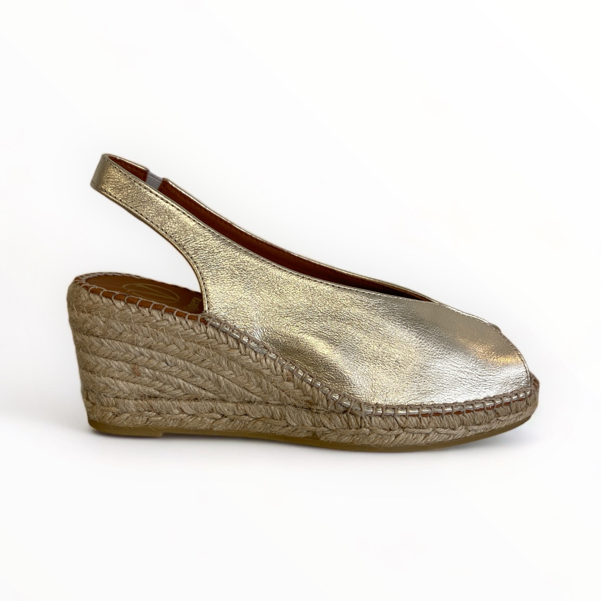 Viguera Elista Gold Espadrille – Lusana Shoe Boutique