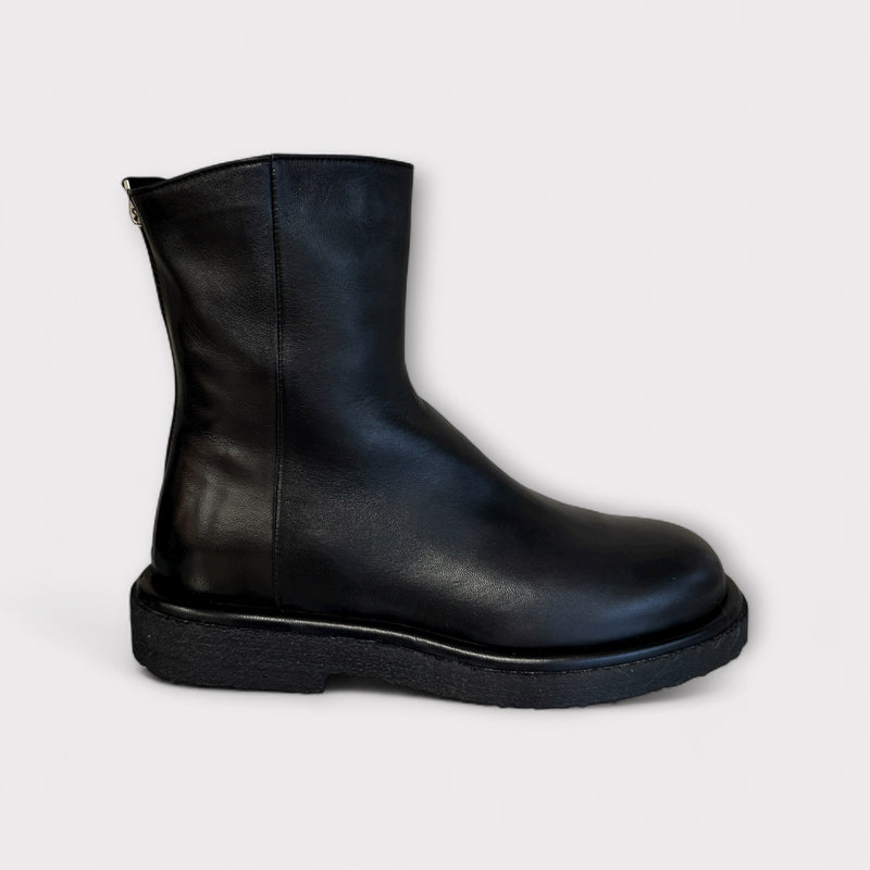Pomme D’Or Tronchetti Black Ankle Boot - Style: 2221
