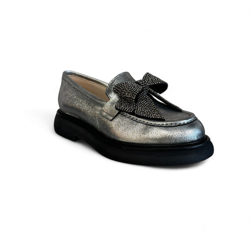 Marian Percival Silver Chunky Loafer