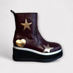 Marco Moreo Stockholm Burgundy Ankle Boot