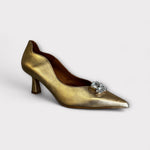 Marian Gold Court Shoe