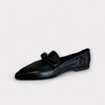 Pomme D’Or Black Leather Loafer 1141