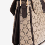 NeroGiardini Taupe & Brown Crossbody Bag