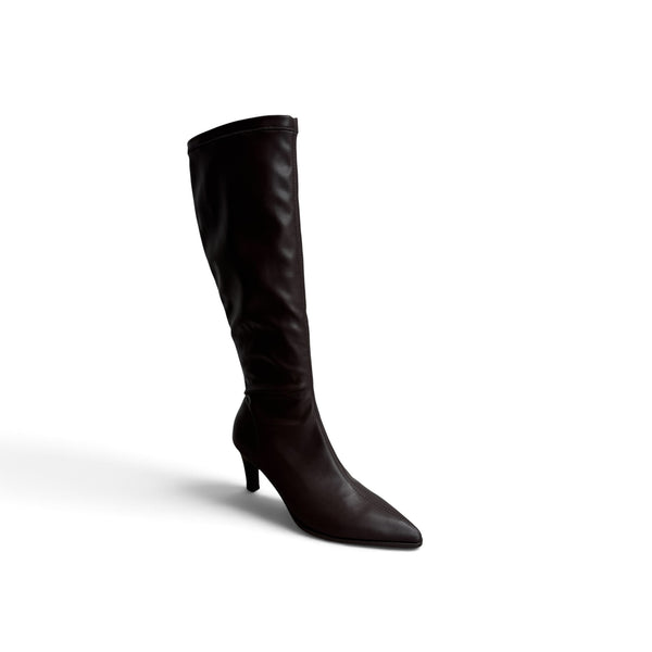 LODI Osiris Brown Stretch Knee Boot