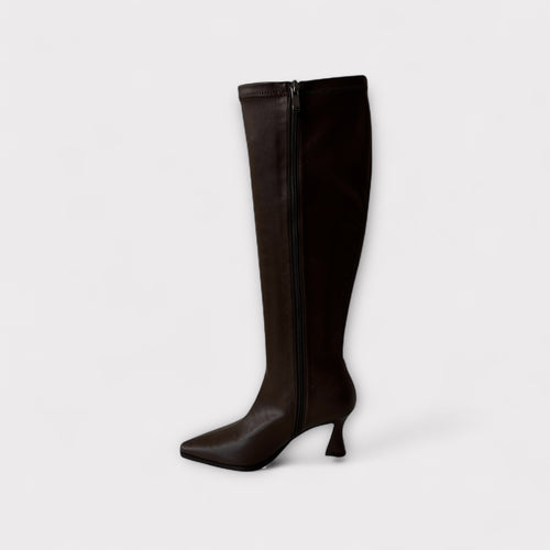 Pedro Anton Dublin Brown Stretch Knee High Boot