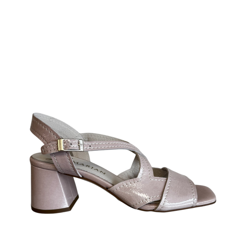 Marian Nude Block Heel Sandal