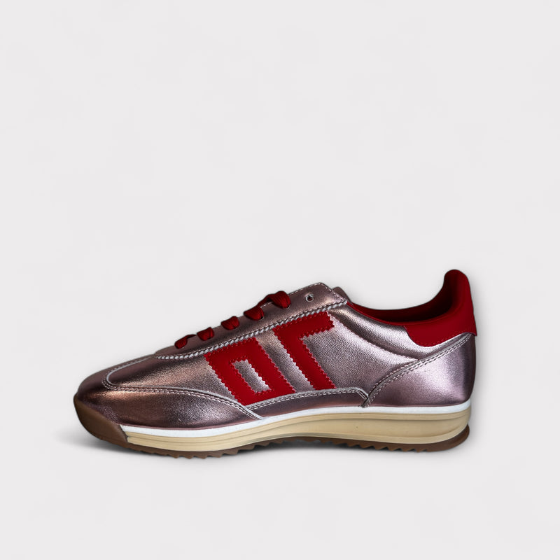Back 70 Jogger Metallic Pink & Red Trainer