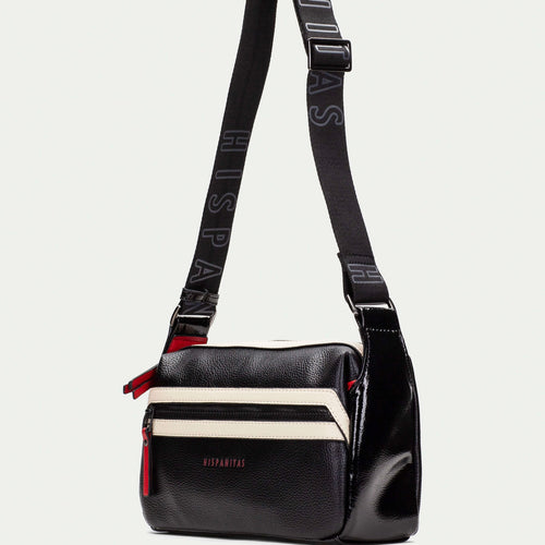 Hispanitas Samba Black & Cream Crossbody Bag