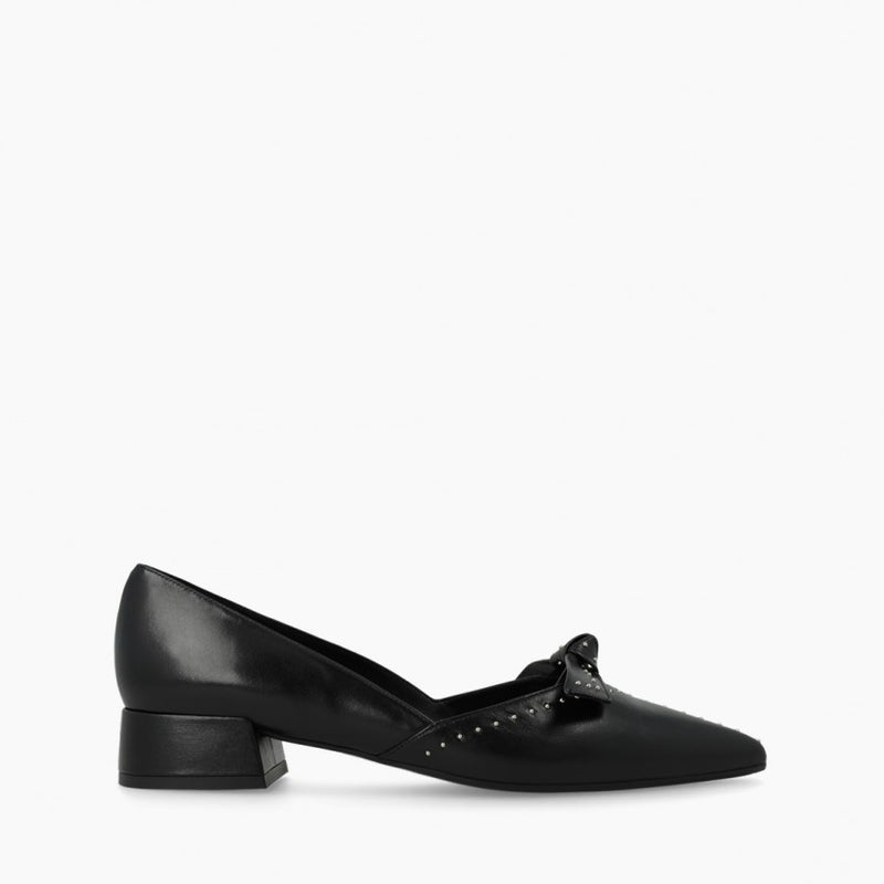 LODI Amistad Black Low Heel Loafer