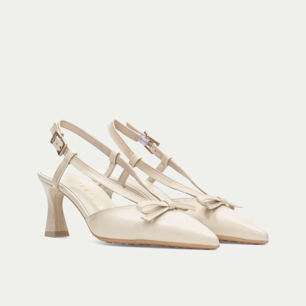 Hispanitas Giorgia Cream Slingback
