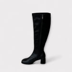 Pedro Anton Black Stretch Knee High Boot