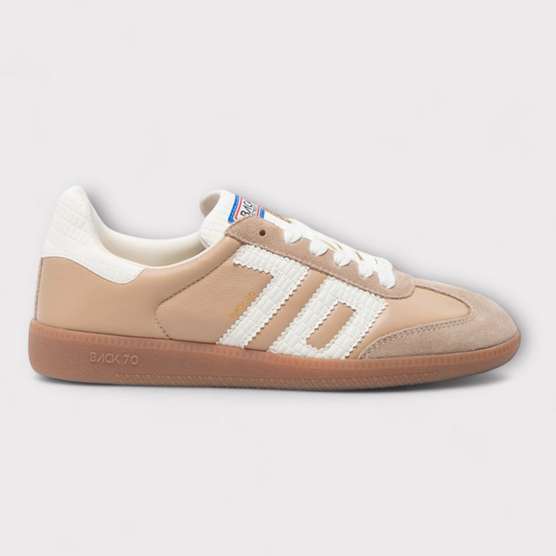 Back 70 Cloud Nappa Sand & Milk Trainer