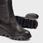 Wonders Toronto Black Stretch Ankle Boot