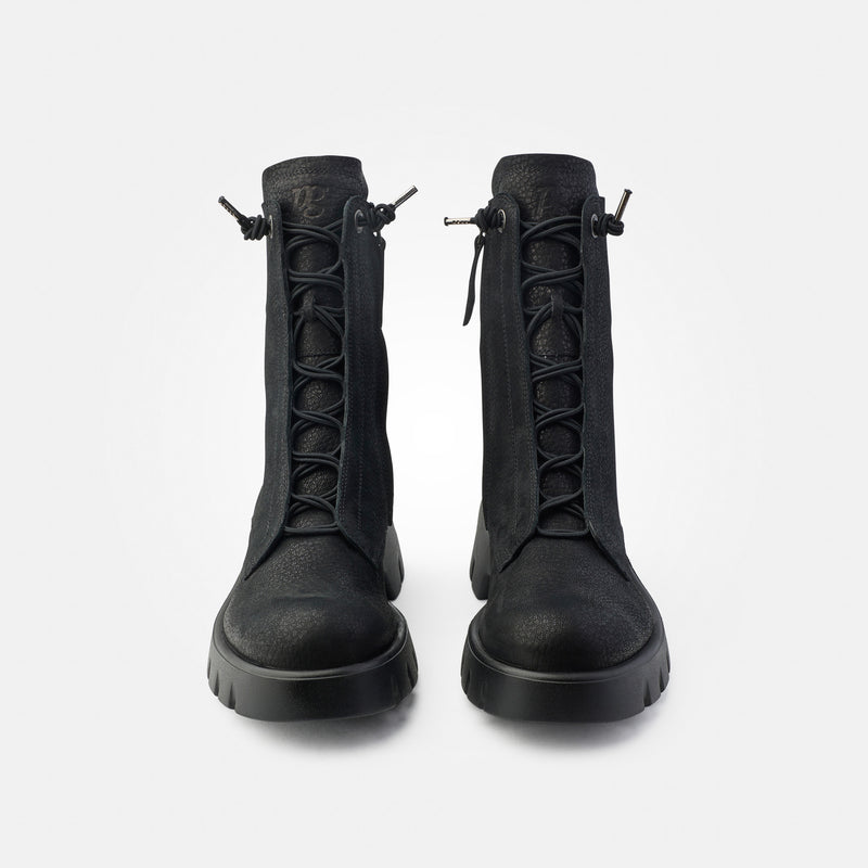 Paul Green Black Leather Boot