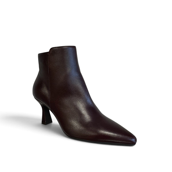 LODI Ganesu Wine Leather Ankle Boot