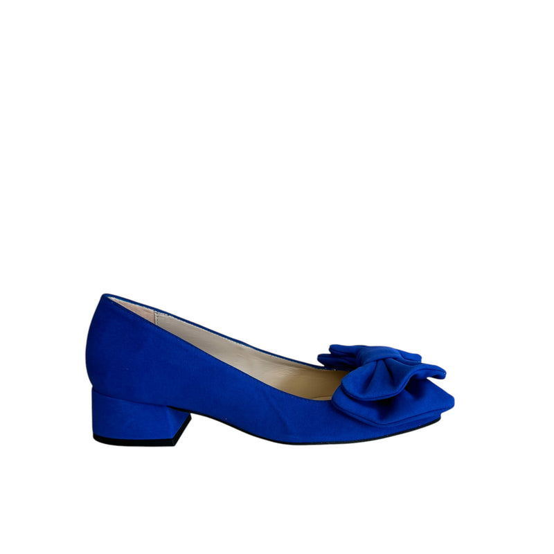 Marian Electric Blue Suede Block Heel