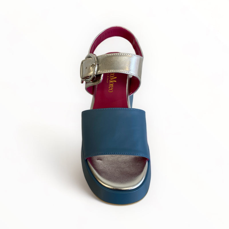 Marco Moreo Blue & Silver Sandal
