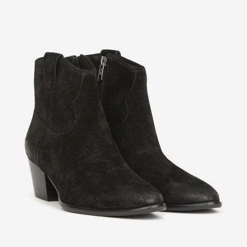 ASH Fame Black Ankle Boot