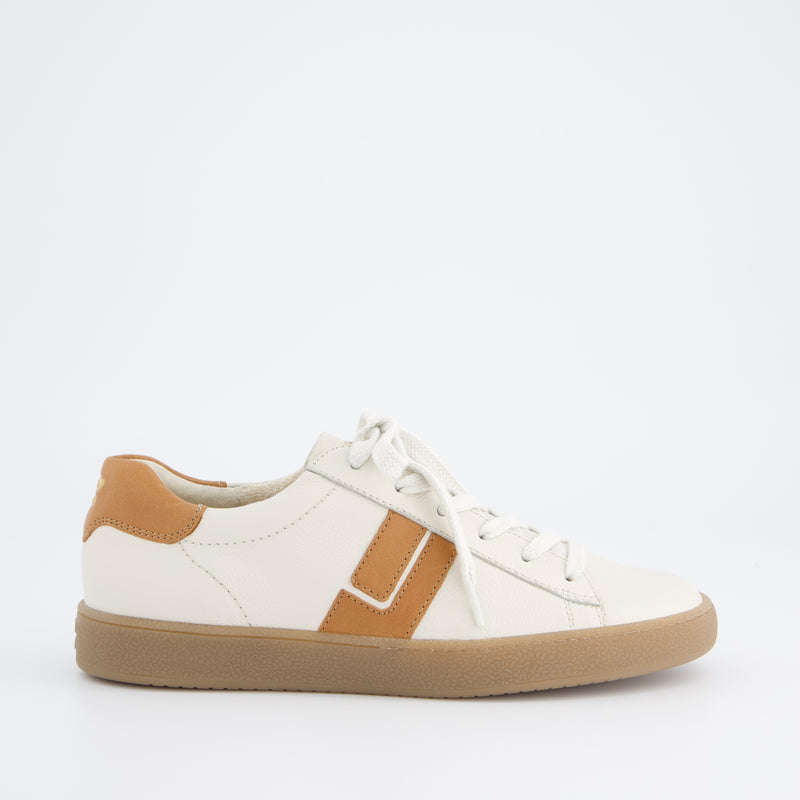 Paul Green Ivory & Tan Retro Trainers