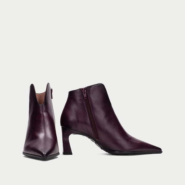 Hispanitas Paris Bordo Pointed Toe Ankle Boot