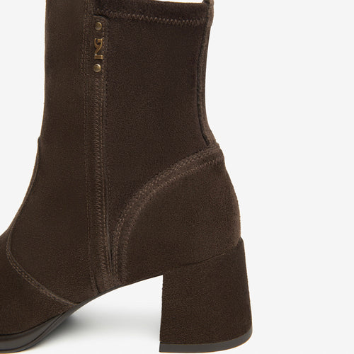 NeroGiardini Brown Suede Ankle Boot