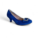 Le Babe Royal Blue Kitten Heel