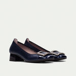 Hispanitas Manila Navy Leather Shoe