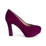 Marian Purple Suede Platform Shoe