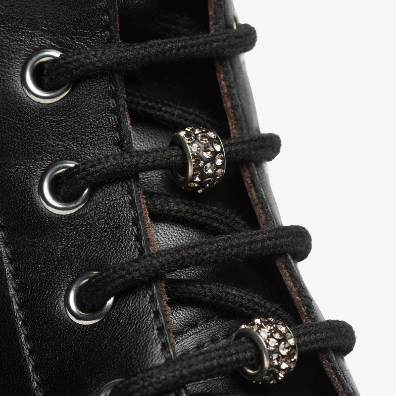 NeroGiardini Black Leather Platform Boot