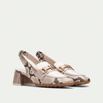 Hispanitas Snake print Slingback