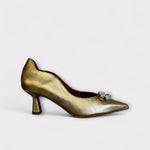 Marian Gold Court Shoe