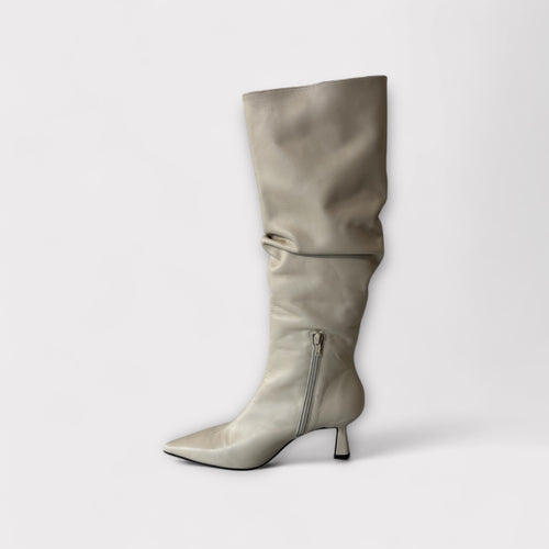 Marian Winter White Leather Boot