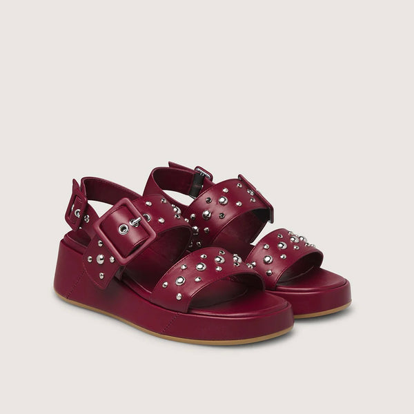 Marco Moreo Aurora Burgundy Sandal