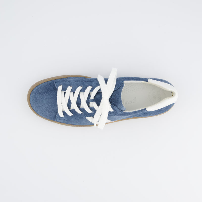 Paul Green Blue Suede Retro Trainers