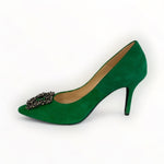 Marian Green Suede Shoe