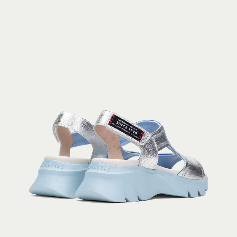 Hispanitas Dakar Silver Chunky Sandal