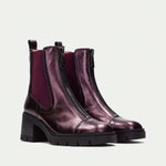 Hispanitas Everest Burgundy Leather Ankle Boot