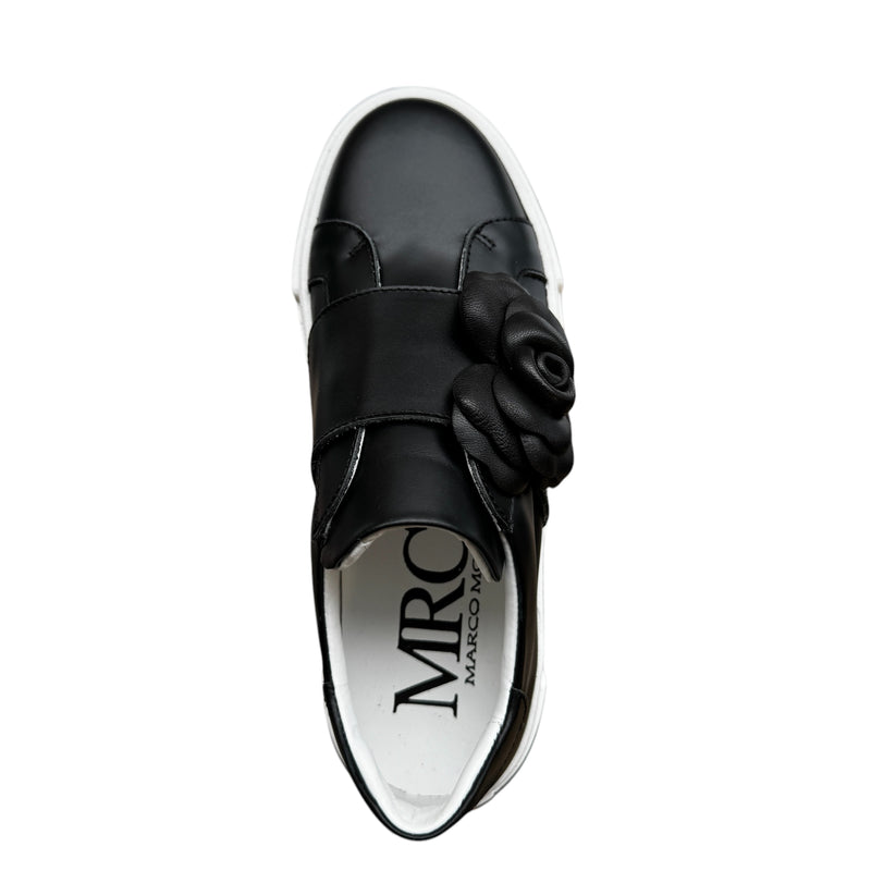 Marco Moreo Black Leather Trainer