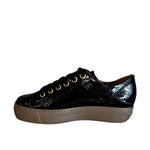 Paul Green Brown Patent Leather Trainer