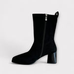 LODI Black Suede Sock Boot