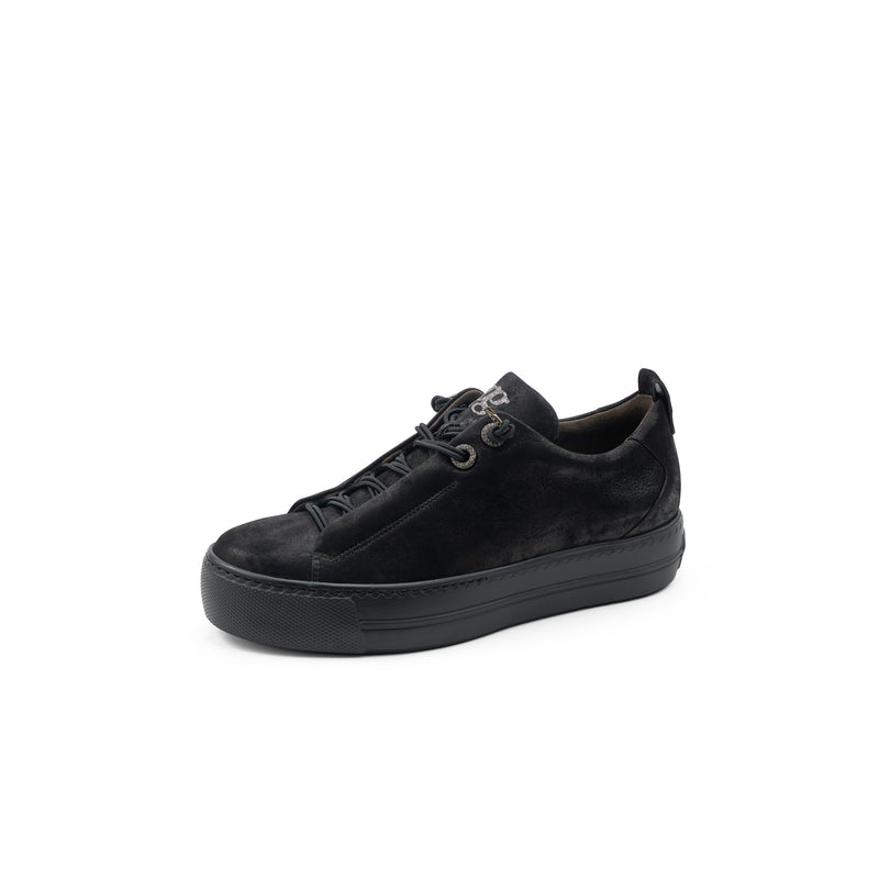 Paul Green Glossy Black Trainer